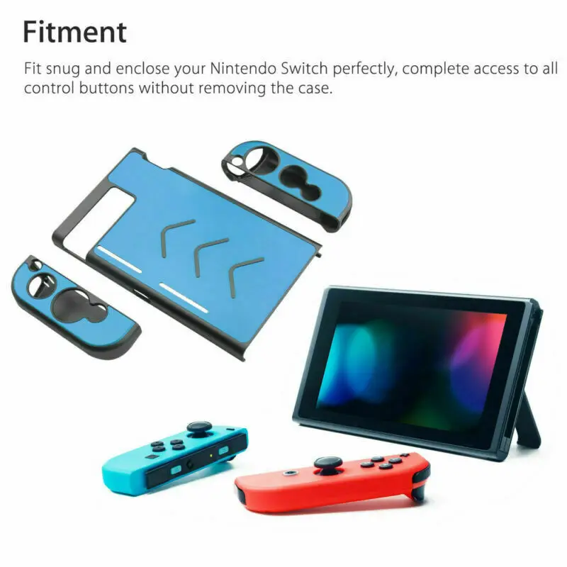 Red/Blue/Gold/Black Hard Case Cover Anti-Scratch PC Aluminum Metal Protective Shell Cover For Nintendo Switch Console