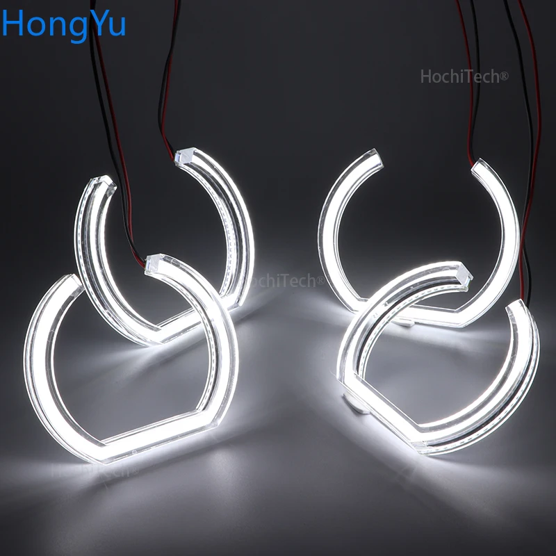 For BMW X5 E70 X5M X6 E71 E72 X6M 2008 2009 2010 2011-2014 Excellent DTM M4 Style led Angel Eyes kit rings Ultra bright DRL