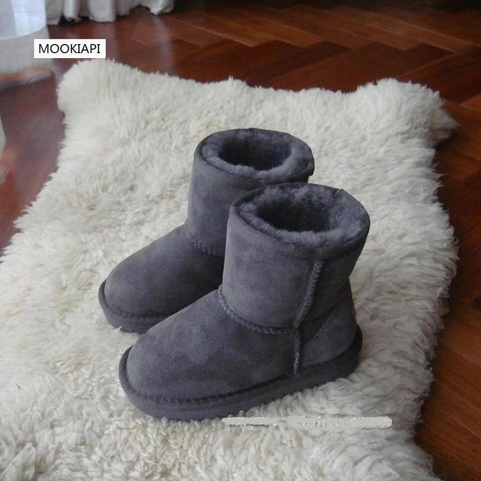 In 2019, China\'s newest sheepskin and wool children\'s snow boots, 100% pure wool children\'s snow boots, 7 colors