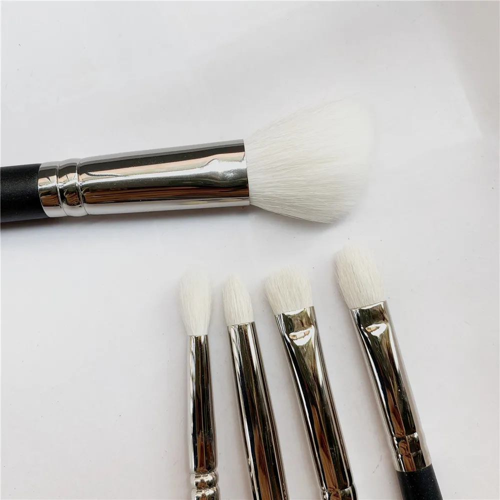 Makeup Brushes Set 5PCS(168 217 219 221 239) Soft White Goat Hair Angled Contour Eye Shadow Pencil Shader Blending Cosmetic Tool