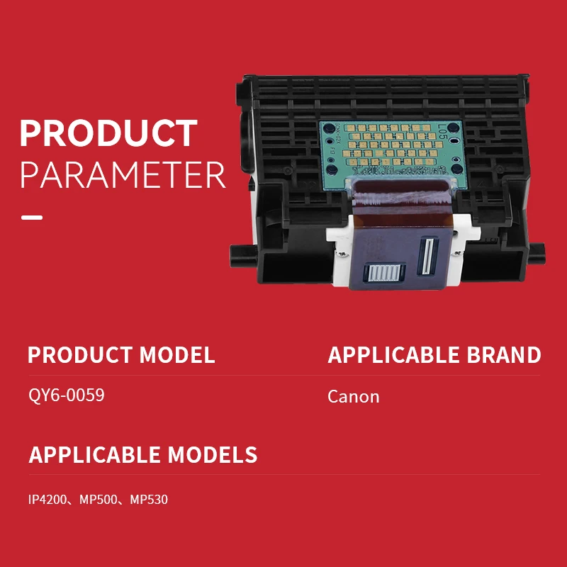 QY6 0059เครื่องพิมพ์หัว Printhead หัวพิมพ์สำหรับ Canon IP4200 MP500 MP530สำหรับ Canon เครื่องพิมพ์ Printhead