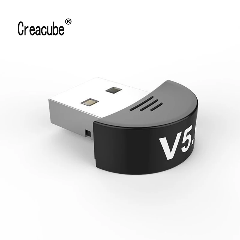 

Creacube Wireless USB Bluetooth-Compatible 5.0 Adapter Dongle Music Receiver Adaptador Transmitter For PC