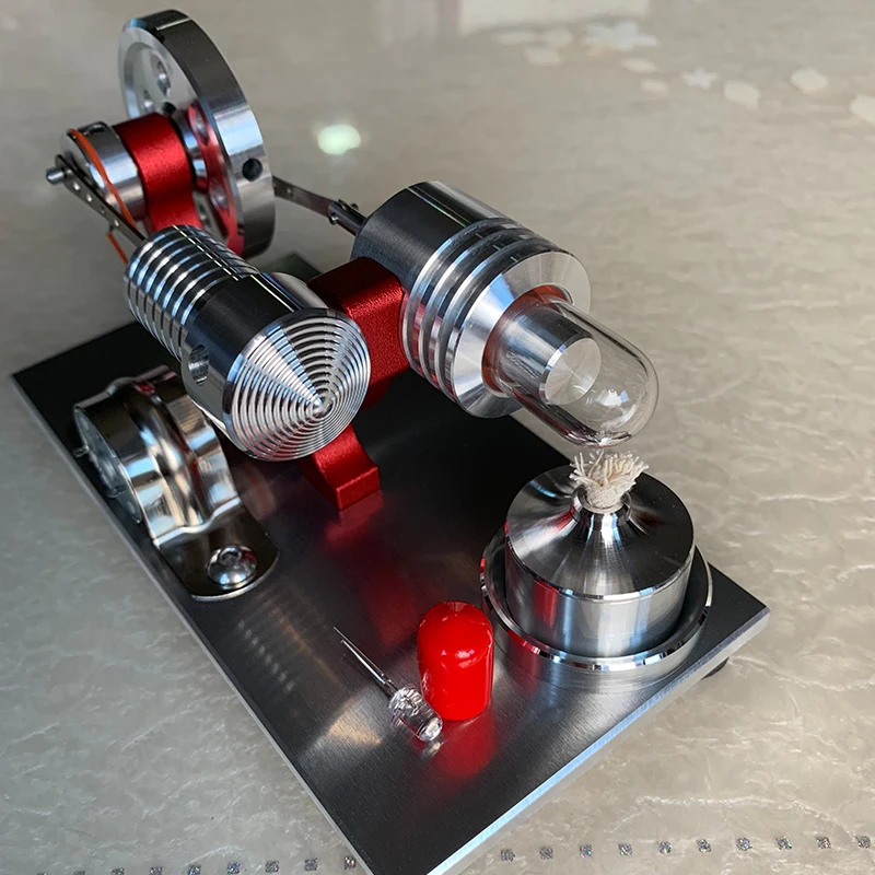 Stirlingmotor Stoommachine Speelgoed Hobby Springing Motor Kit Generator Model Science Experiment Gift Motor Auto Mini Motor Model