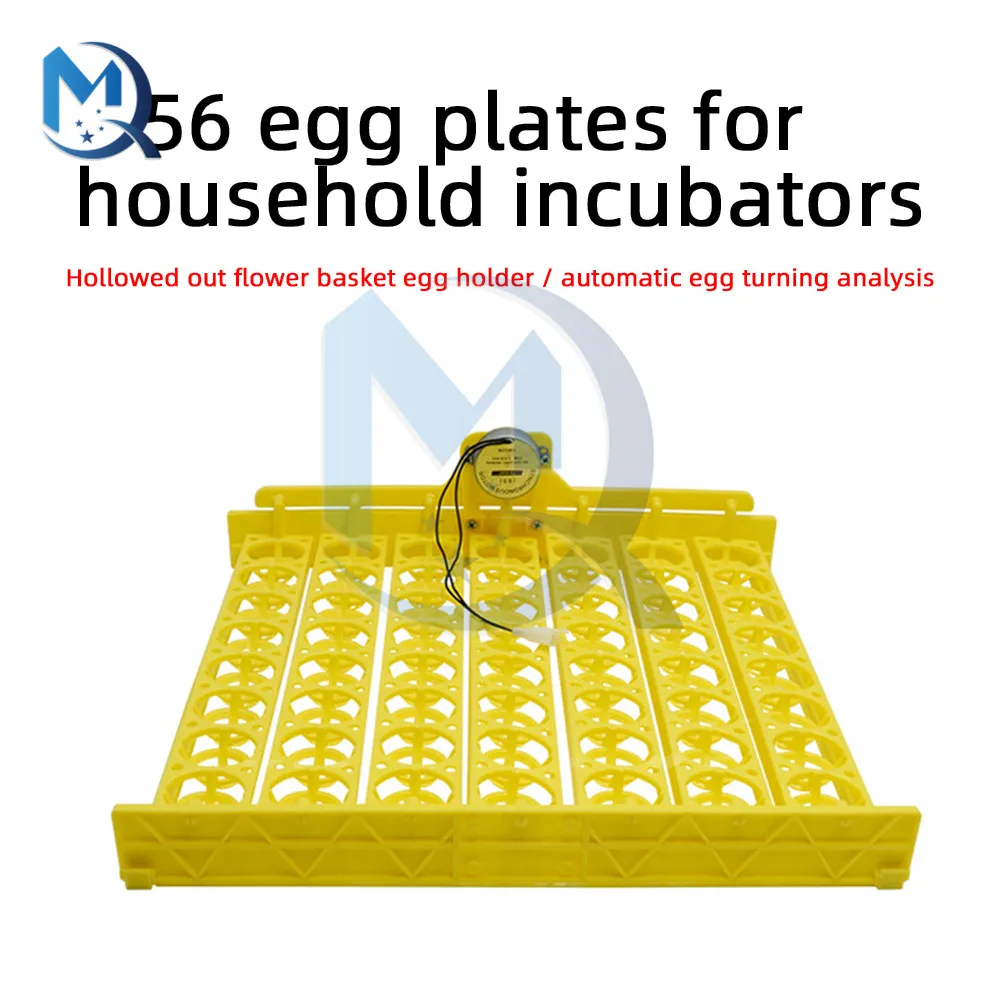 110V/220V Turning Egg Tray Kit 56 Plastic Bird Eggs Duck Chicken Eggs Hatching Machine Automatic Egg Incubator Uniform Heating