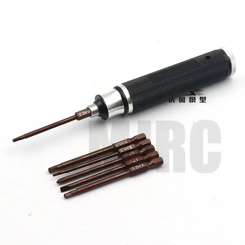 RC 6in 1 Hexagon Head Hex Screw Driver Tool Set Kit 1.5,2.0,2.5,3.0mm for RC Helicopter Car