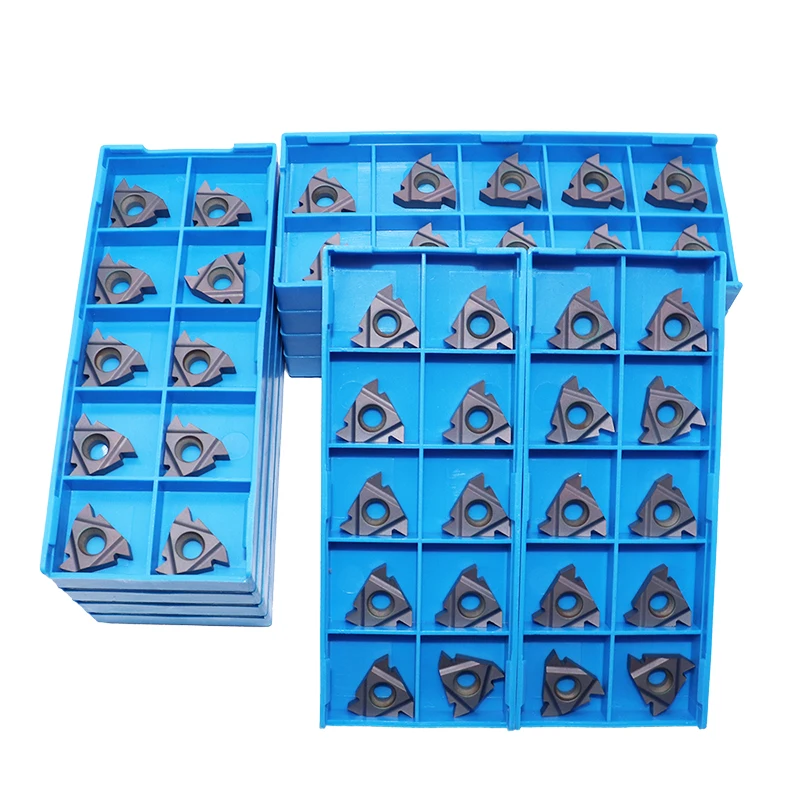 16ER AG60 VP15TF 100Pcs Carbide Inserts Draad Blade 16 Er Interne En Externe Draaien Insert Cnc Draaibank Gereedschap Snijden machine