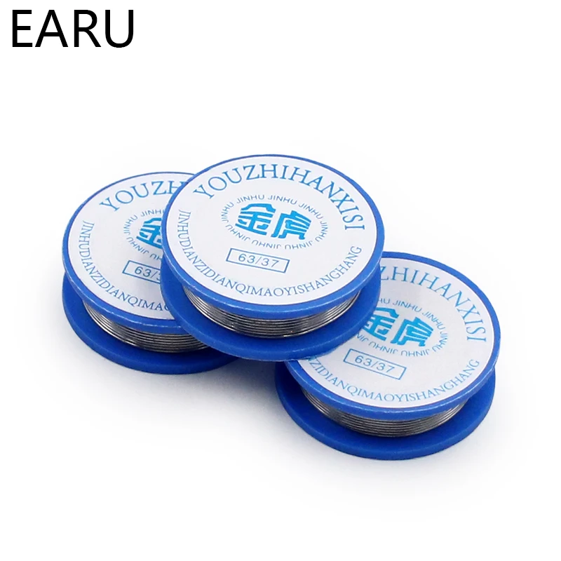 1pc Tin Lead Rosin Core Solder Wire 0.8mm Width 1.7m Length 13g 2% Flux Reel Welding Line New Wholesale Accessories High Quality