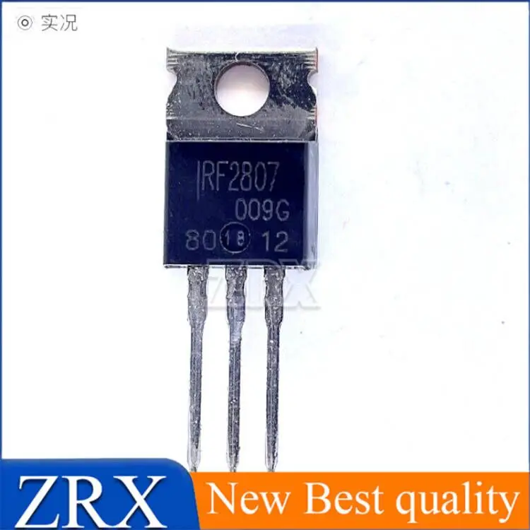 5 Pçs/lote IRF2807 novo original TO-220 75V / 82A inversor MOS tubo