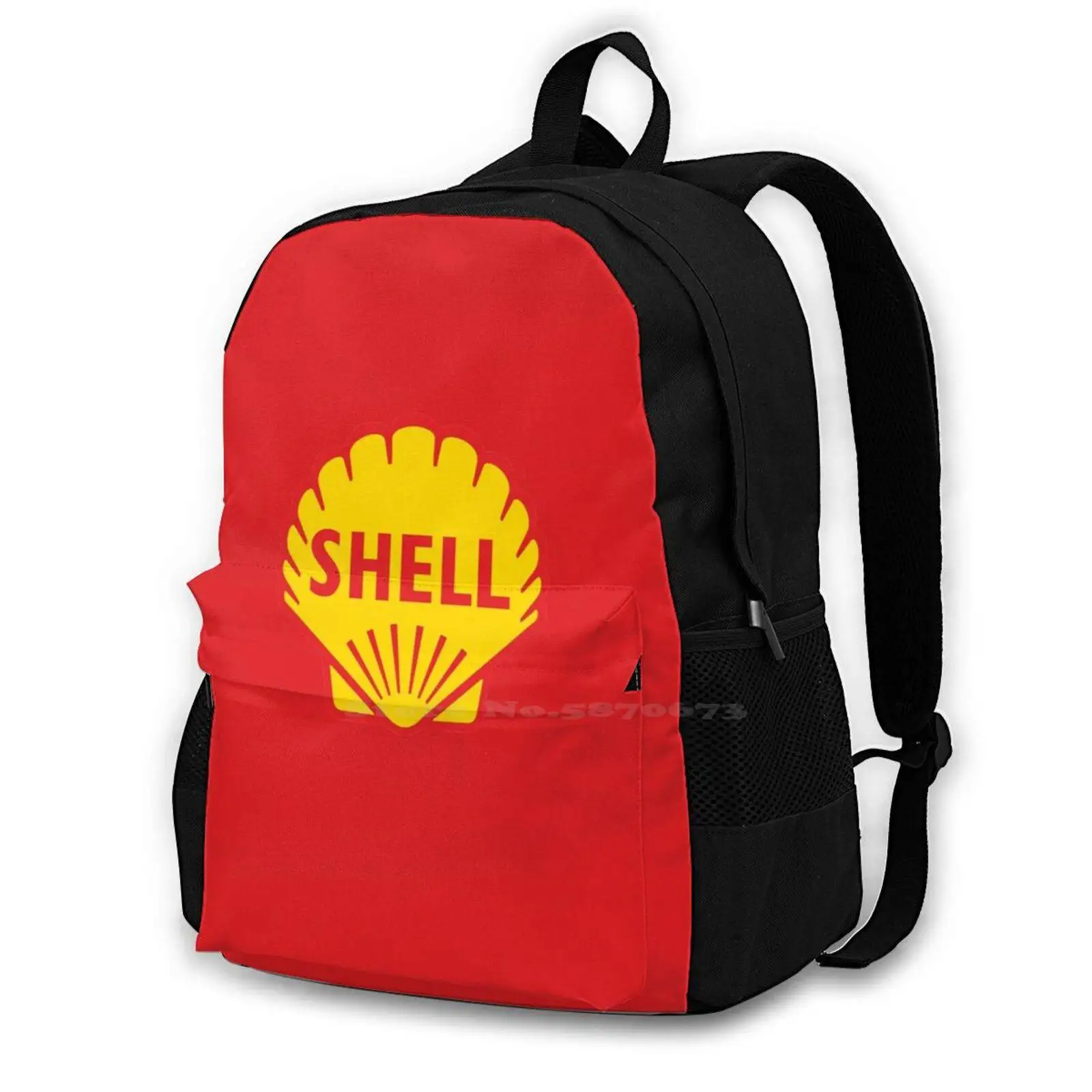 Good Fuel-Shell - School Bags Travel Laptop Backpack Oil Gas Sponsor