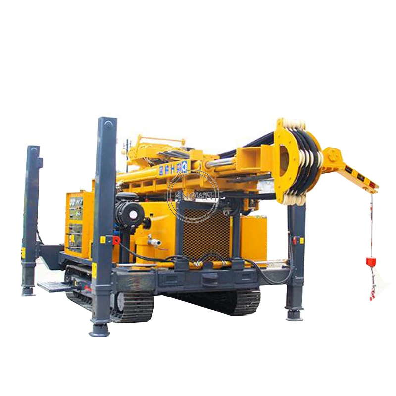 Дизельная гидравлическая буровая установка для скважин, глубина 230 метров, тепловой насос с заземлением, бытовая техника, буровая установка