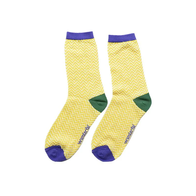 Spring Summer Colorful Combed Cotton Socks Women Fashion Plaid Creative Female Socks Original Art  Jacquard Student Tide Sock