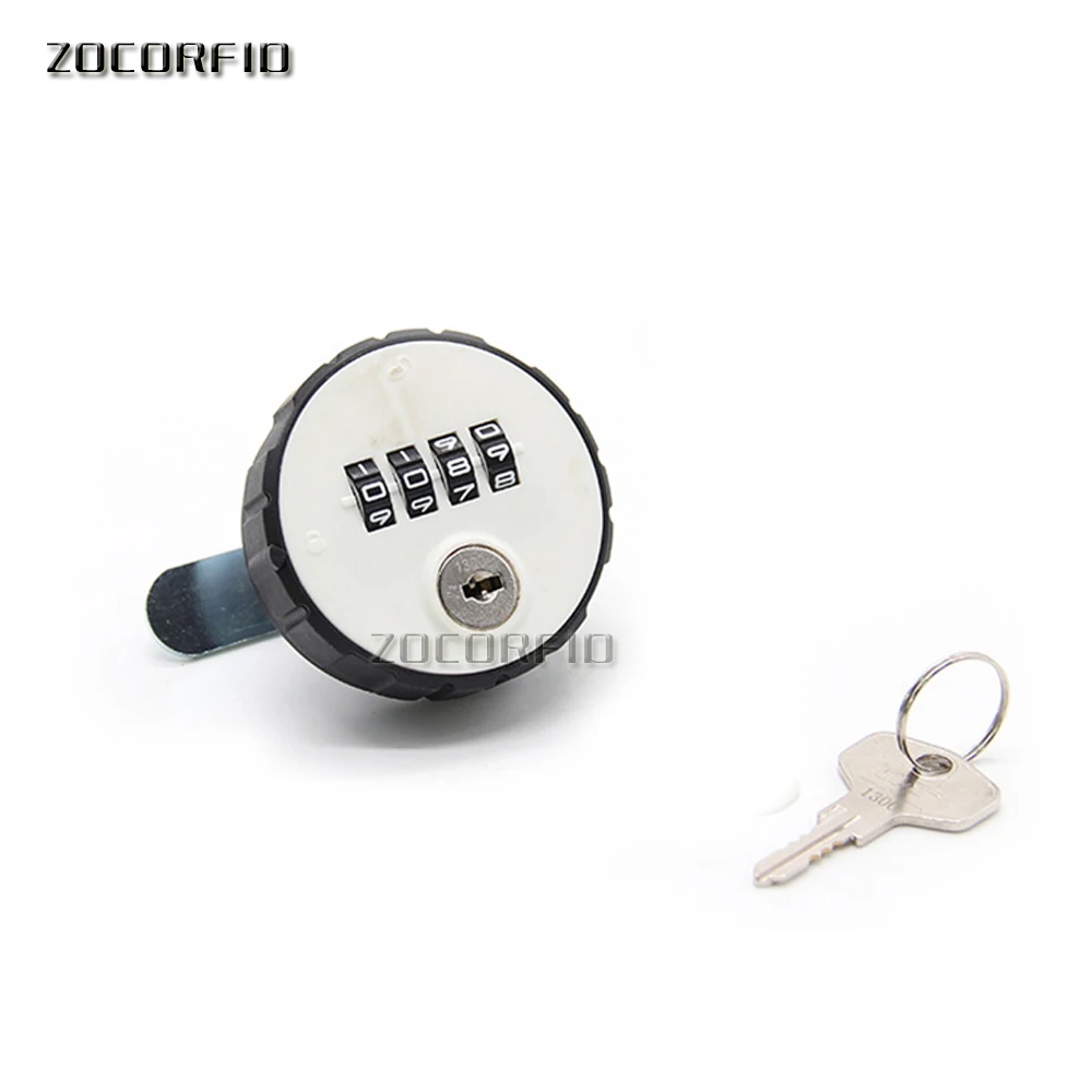 Circular mechanical tongue lock locker lock office furniture lock filing cabinet drawer lock key double password lock