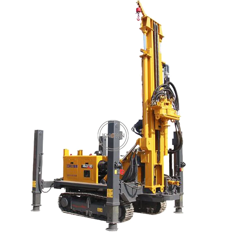 Дизельная гидравлическая буровая установка для скважин, глубина 230 метров, тепловой насос с заземлением, бытовая техника, буровая установка