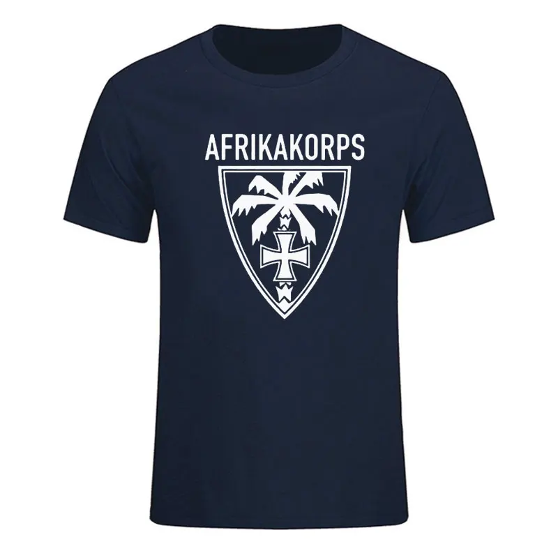 New est T Shirts Men Maglietta Afrika Korps Palm Wehrmacht Deutschen Heeres Gruppe Dak Short Sleeve T-Shirt