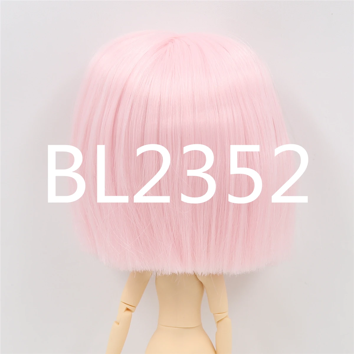 DBS blyth doll icy doll rbl scalp and dome short hair wig toy accessory for DIY custom doll anime blonde hair black hair - Image 4