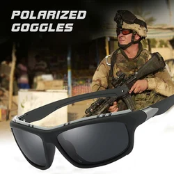 Classic Square Sunglasses Polarized Men Army Sports Driving Glasses Tactical Male Goggle Anti-glare UV400 zonnebril heren