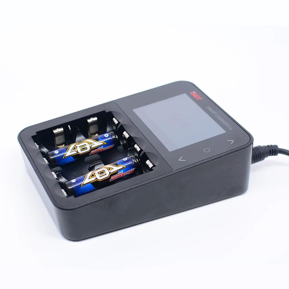 ISDT C4 / C4 EVO 8A Touch Screen Smart Battery Charger Screen With USB Output For 18650 26650 AA AAA Battery For RC Mode