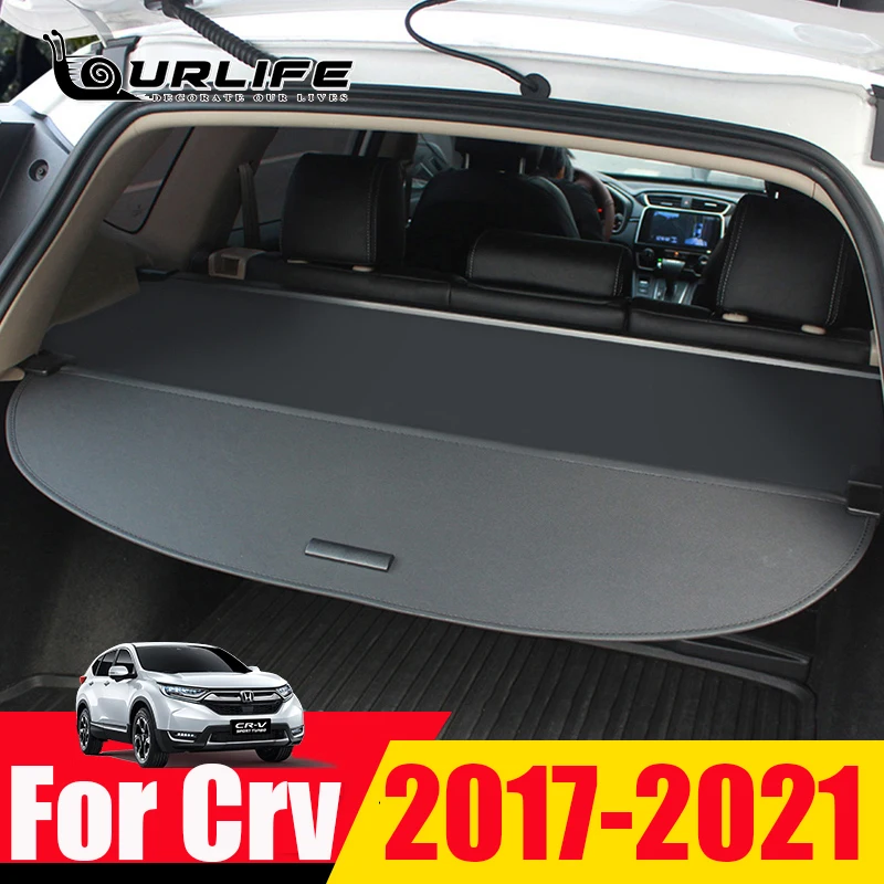 

Auto Rear Trunk Cargo Cover For Honda Crv 2017 2018 2019 2020 2021 Car styling Accessories Cover Curtain Trunk Partition