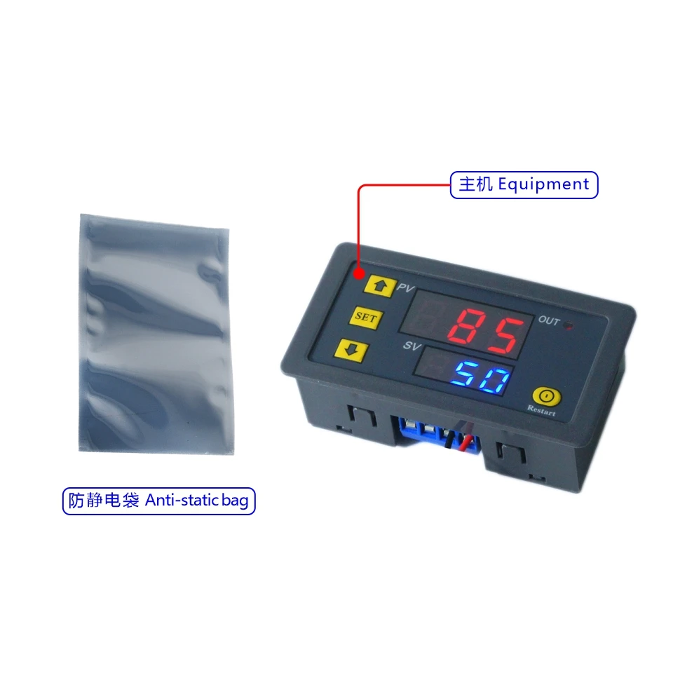 AC 110V 220V DC12V 24V relè di ritardo digitale Display a LED ciclo Timer interruttore di controllo relè di temporizzazione regolabile interruttore