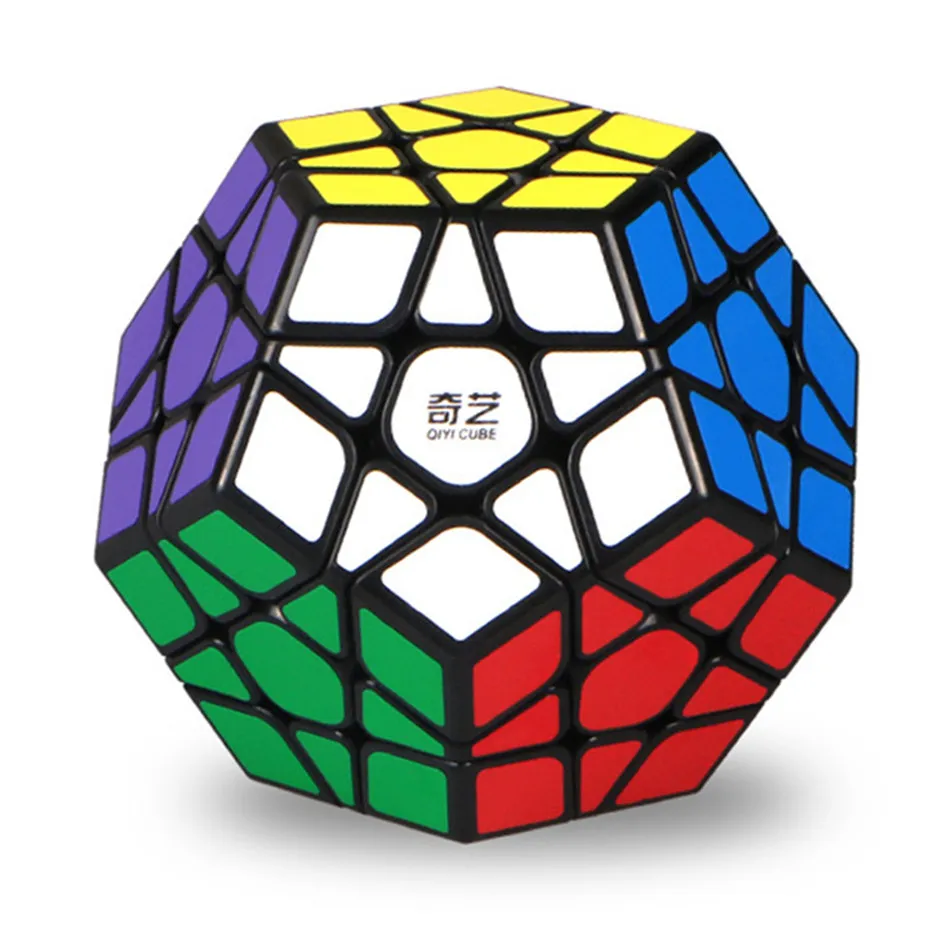 Megaminx Magic Cube 3x3 Stickerless Dodecahedron Speed Cubes Brain Teaser Twist Puzzle Toy