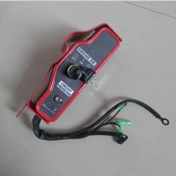 

Электрический стартер 5 кВт, переключатель включения/выключения в сборе для HONDA GX240 ~ GX390 GX420 E * 6500, защита цепи переключения 6,5 кВт, генераторы