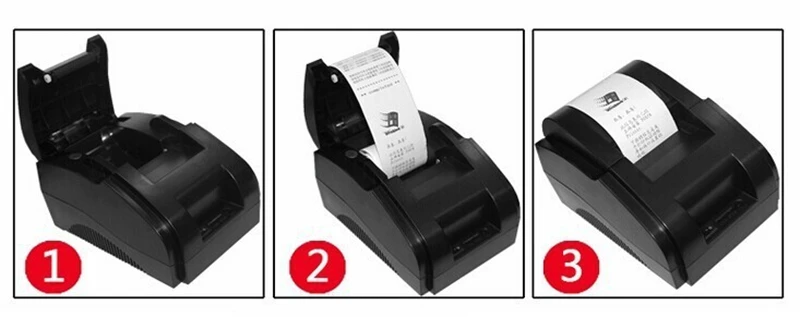 Wholesal High quality 58mm thermal printer Bill receipt machine printing speed 90mm / s USB interface