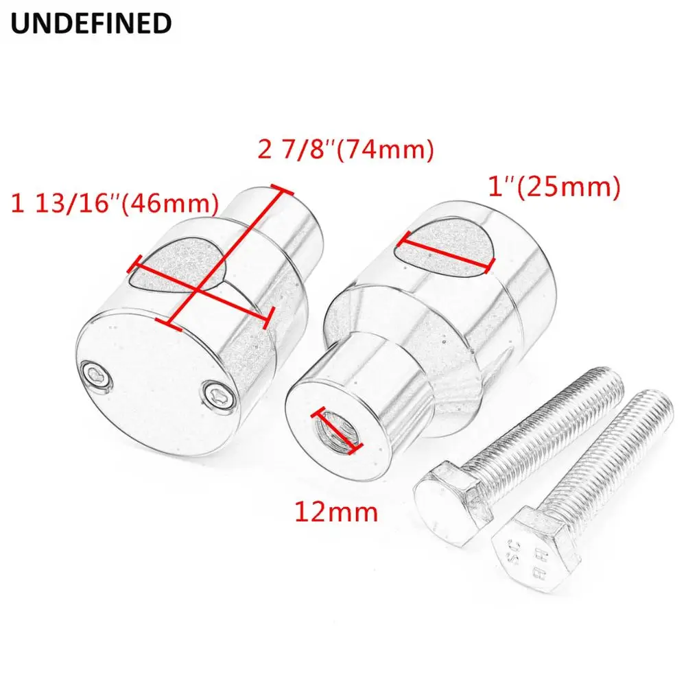 22MM 25MM Motorcycle Handlebar Riser Up Bracket Clamp Kit For 1\'\' 7/8\