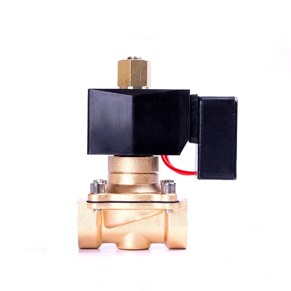 Válvula Solenoide de latón normalmente abierto de 3/4 pulgadas, 24 horas, ahorro de energía no caliente, 24V, 12V, 220V, 110V