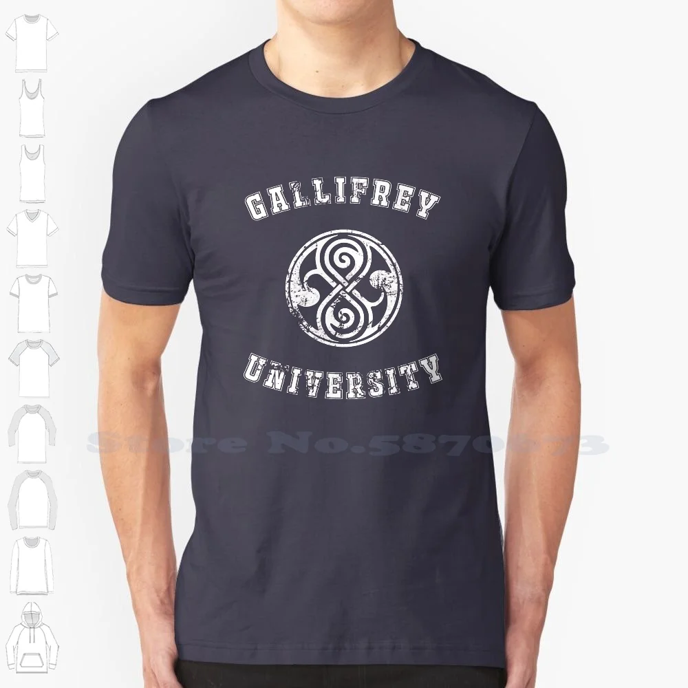 Gallifrey University ( Distressed Design ) Summer Funny T Shirt For Men Women Who British Dr Tardis Lord Gallifrey Once Upon A