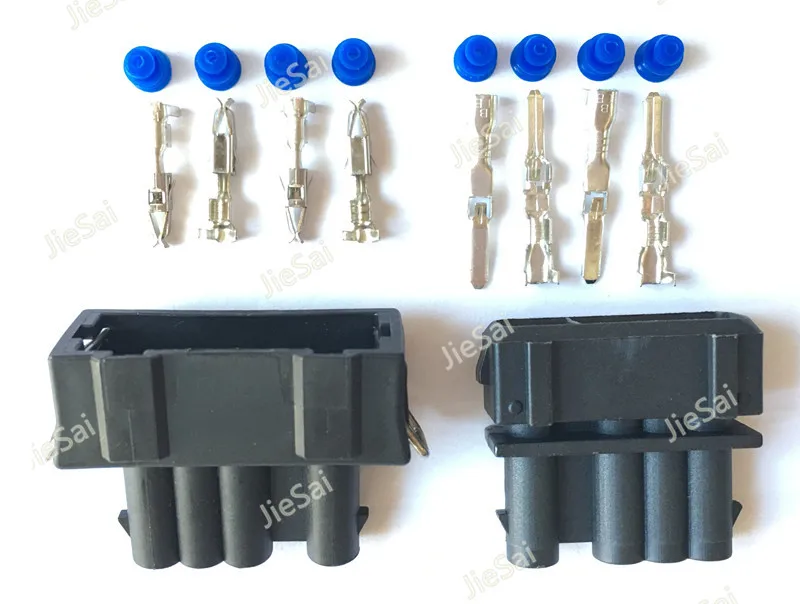 4 Pin 357 972 754 J / 357 972 964 K Sensor Plug Automotive Socket Connector 357972754J 357972964K
