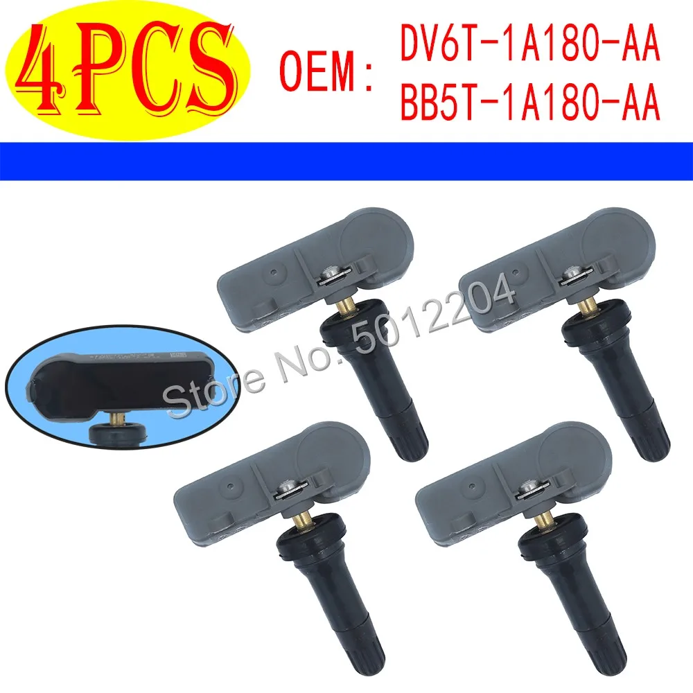 4 PCS Car Tire Pressure Monitor Sensor TPMS BB5T-1A180-AA for Ford Escape Explorer F-150 Transit Expedition 2013 2014 2015 2016