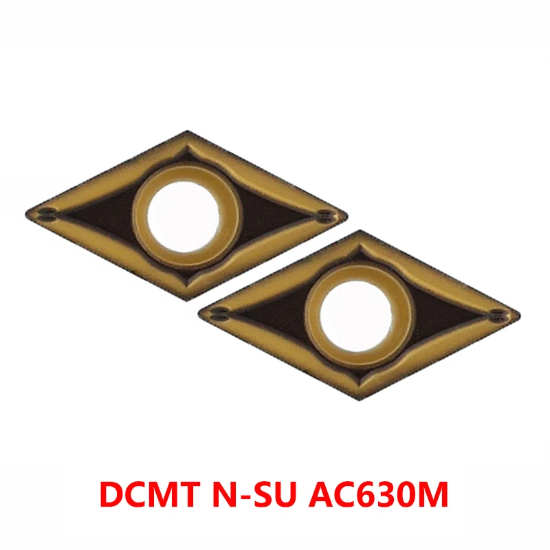 DCMT11T302N-SU AC630M DCMT070202N DCMT11T304N-MU DCMT070208N AC6040M DCMT11T308N แทรกคาร์ไบด์เดิม dcmt