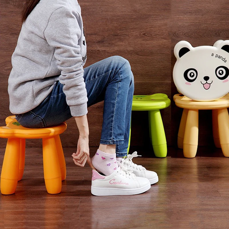 Original Home Chair Children Stool Footboard Bathroom Furniture Children\'s Stool Toy Sofa Stool Animal Chair Cartoon Style