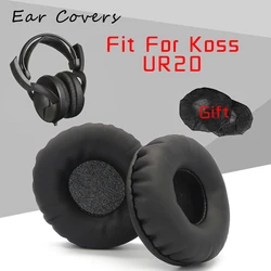 Almohadillas de repuesto para auriculares Koss UR20, almohadillas para los oídos, espuma de esponja de cuero PU