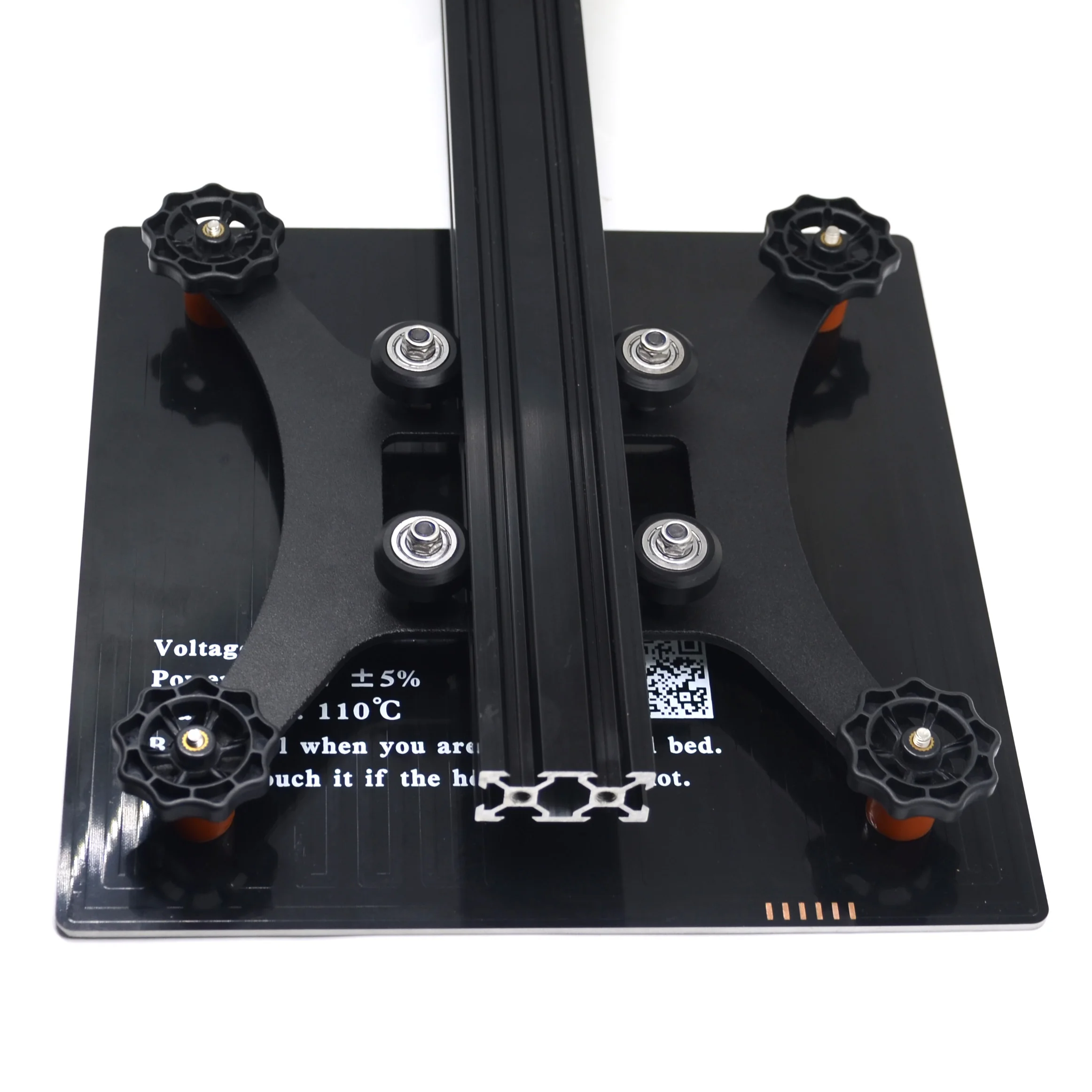 Modular Y Carriage Plate Upgrade Kit for 2040V Aluminum Profile for Ender3/Ender3 Pro 3D Printer (190x190x3.5mm-Lightweight)