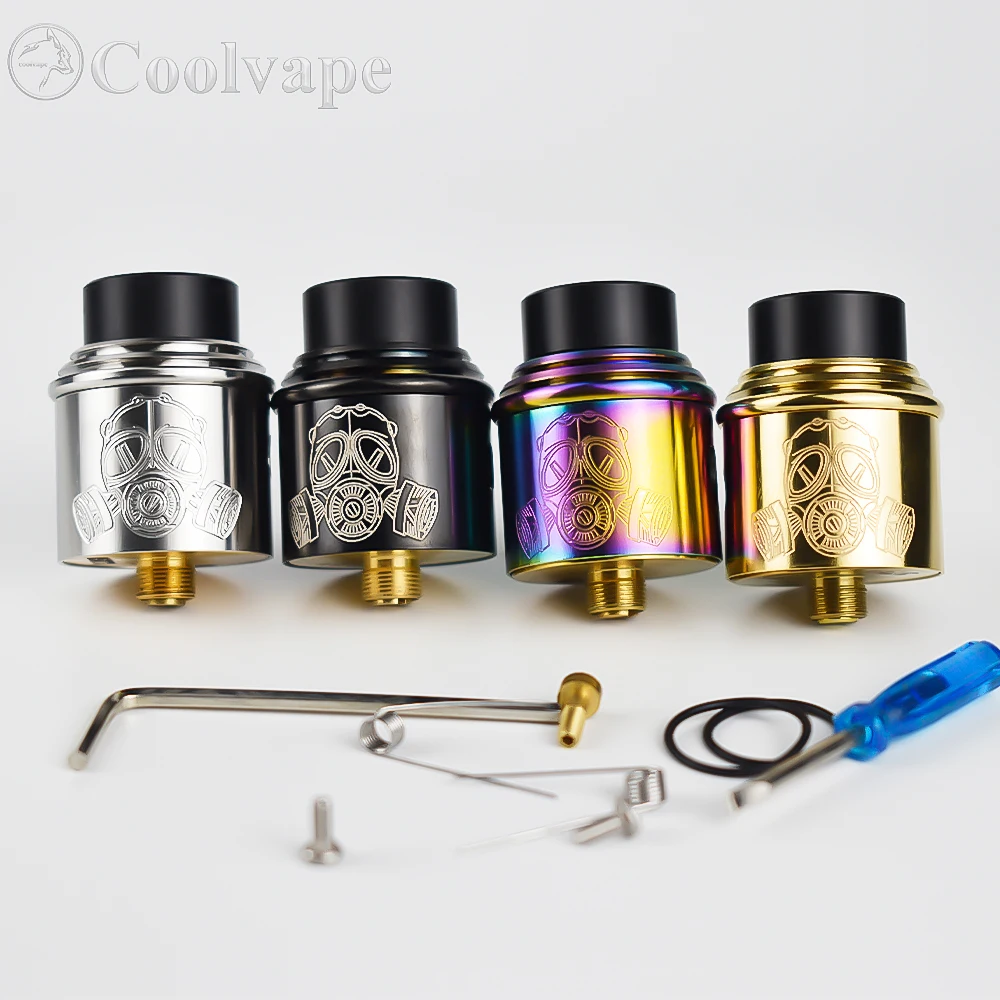 Apocalypse GEN 2 RDA with Squonk BF PIN 24mm brass Deck Dual Coils Rebuildable Vaporize 510 thread E-Cigarette Tank Atomizer