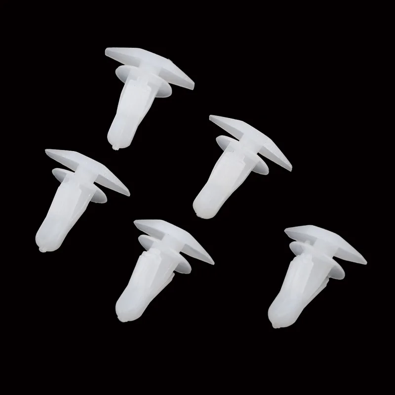 100Pcs White Universal Weatherstrip Retainer Clips Auto Window Door Sealing Strip Fasteners Rivet 91530-SP1-003 For Honda Accord