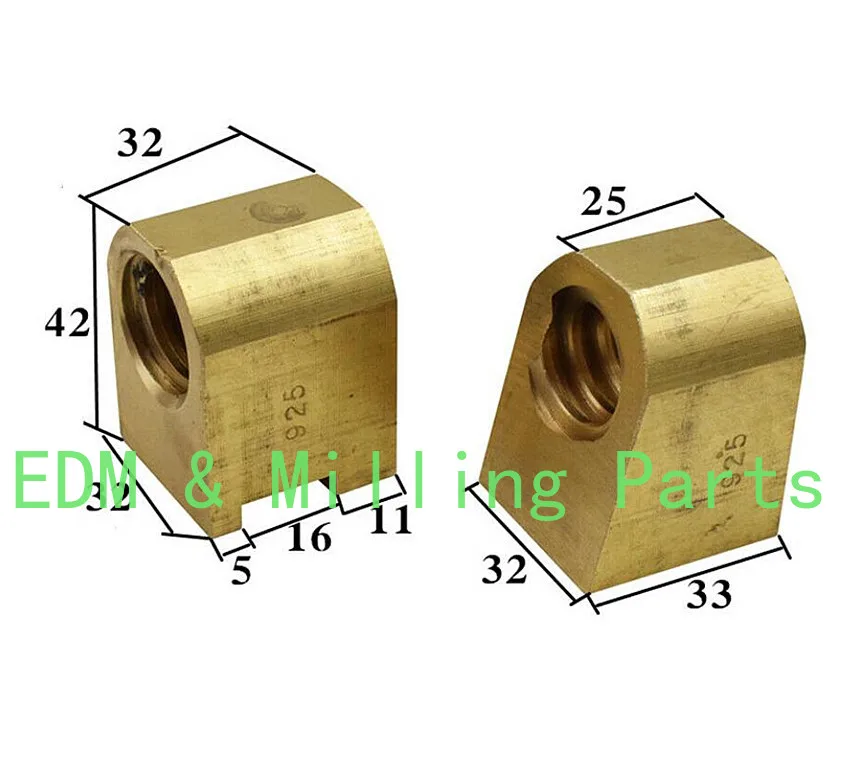 2pcs CNC Shenyang Lathe Part Center Nut Copper Nut Thread T22*5 For CA6140 CA6150