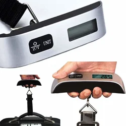 Portable Scale Digital LCD Display 50kg Electronic Luggage Hanging Suitcase Travel Weighs Baggage Bag Weight Balance Tool