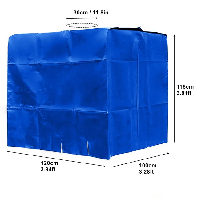 4 kleuren IBC Outdoor Cover Voor Regenwatertank 1000 liter Container Folie Waterdicht Anti-stofkap Zonwering Oxford Doek