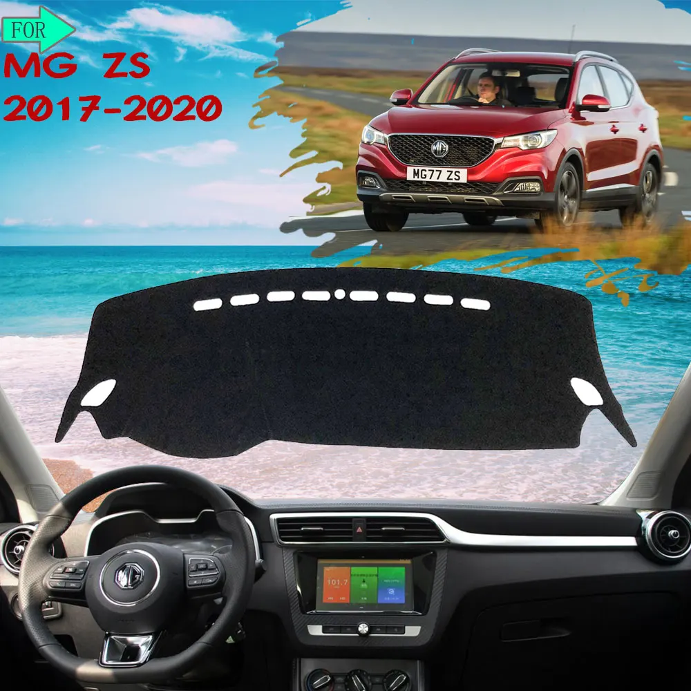 

Dashboard Mat Rug Cover Protective Pad Avoid Light Dashmat for MGZS MG ZS 2017 2018 2019 Exterior Stickers Car-Goods-Accessories