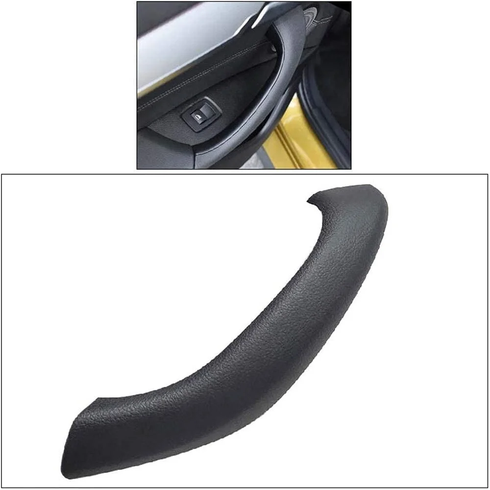 

for BMW X1 (2016-2019 F48 F49) X2 (2017-2020 F47 F39), Car Interior Door Grab Pull Handle Cover Replacement, Black Left