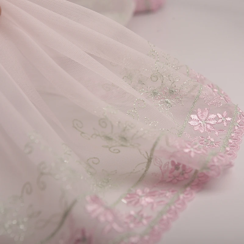 2Yards/Lot Hoge Kwaliteit Kant Trim Borduurwerk Kant Stof Mesh Kant Lint Tule Guipure Koord Kant Naaien Diy pop Doek C128