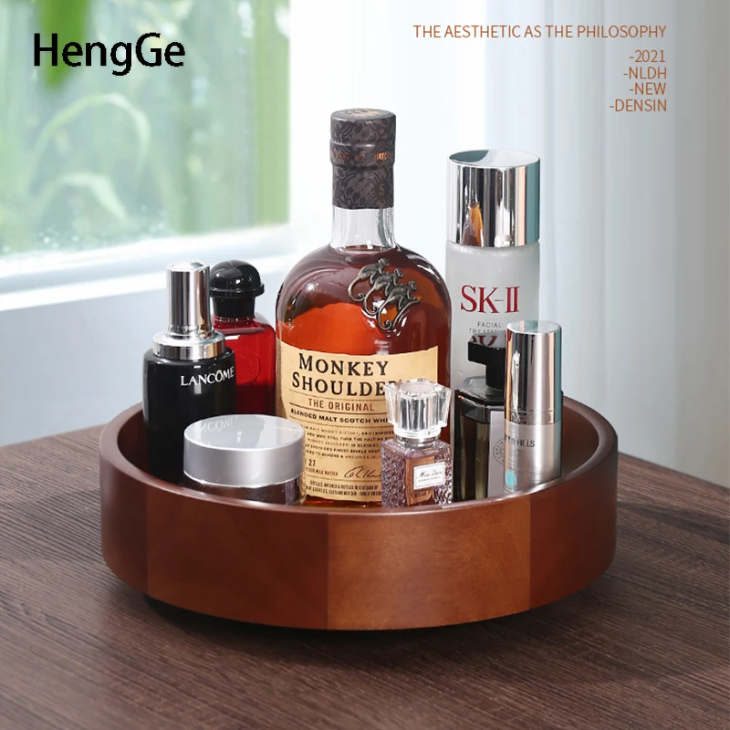 

Chinese Solid Wood Storage Tray Living Room Coffee Table Trays Decorative Bedroom Makeup Organizer Jewelry Storage Plate Decor