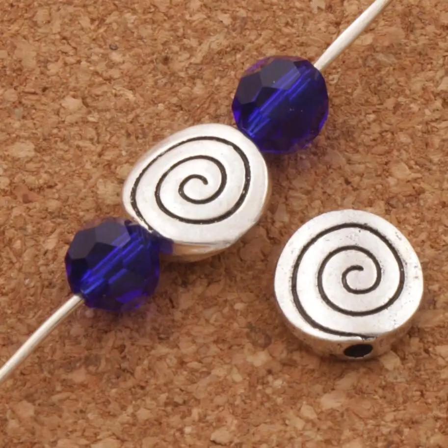 20개 9.3x9.3mm 나선형 비즈 L609