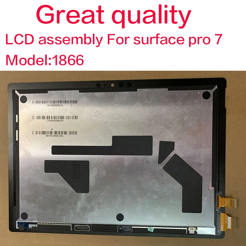 LCD assembly For Microsoft surface pro7 pro 7 1866 lcd display touch screen glass sensor digitizer