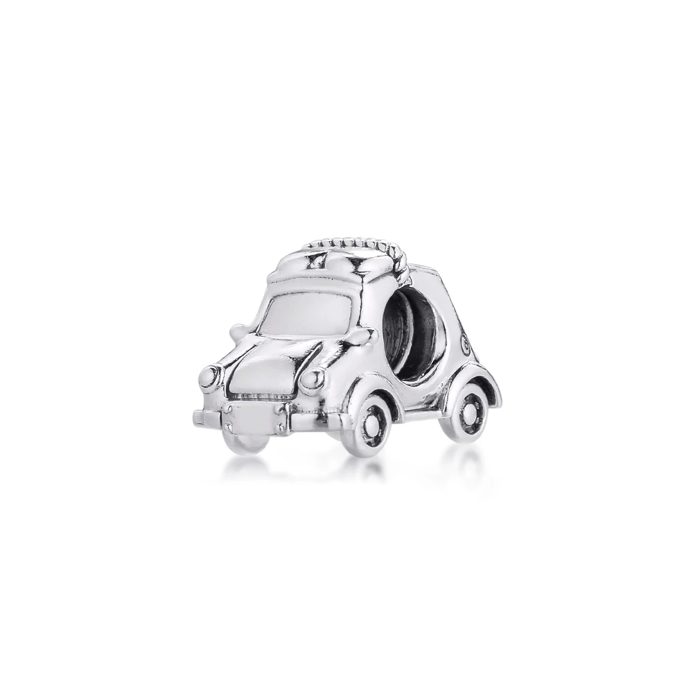 

Places Electric Car Charm Sterling Silver Jewelry Fits Original Snake Chain Bracelets Spring Collection Beads