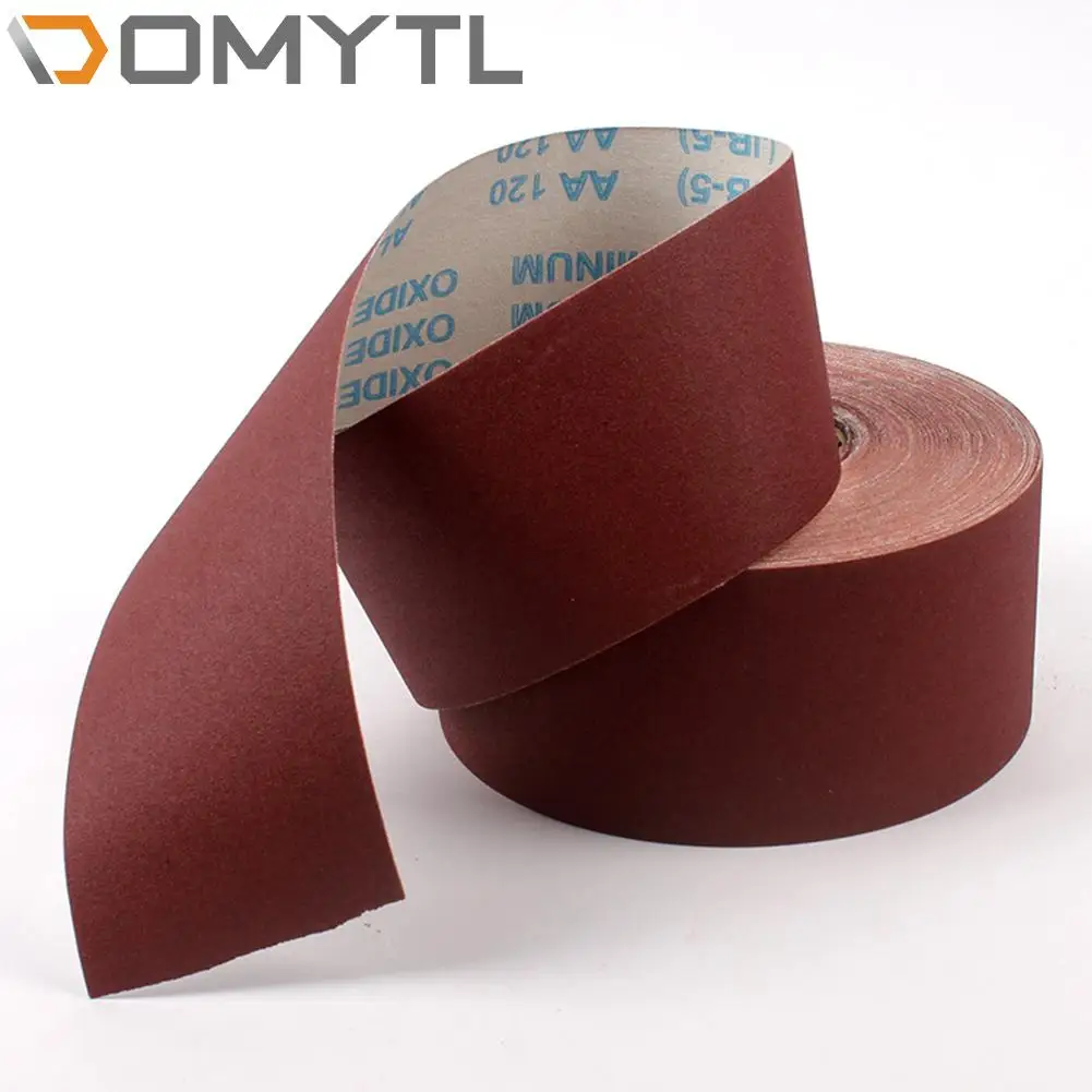 1 Roll 100*9cm Emery Cloth Granularity 80-600# Roll Sandpaper Grit Sandpaper Woodworking Hand Tools Grinding Polishing Tool