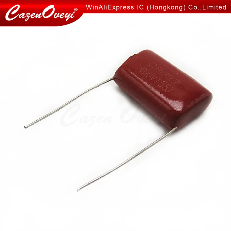 

10pcs/lot 400V155J 1.5UF Pitch 20MM 400V 155 1500nf CBB Polypropylene film capacitor In Stock