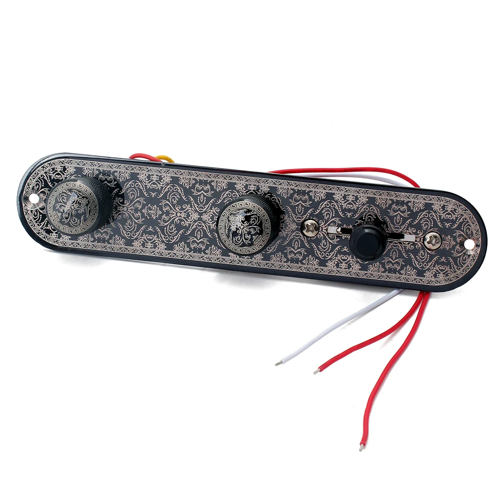 3 Way Wired Loaded Prewired Control Plate Harness Knobs for TL Tele Telecaster Guitar Parts